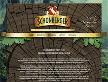 Tablet Screenshot of brauerei-schoenberger.de